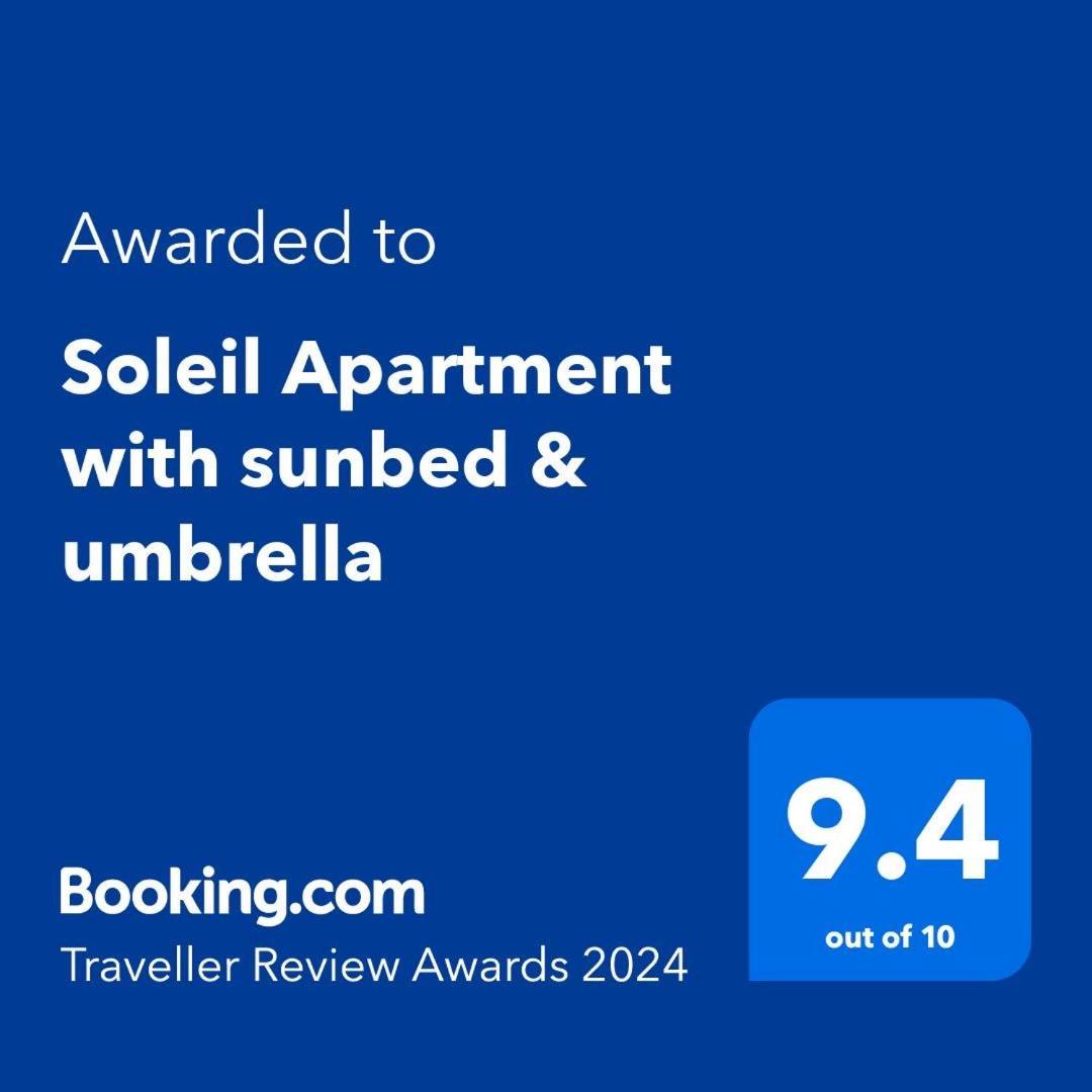 Soleil Apartment With Sunbed & Umbrella Vlore Luaran gambar